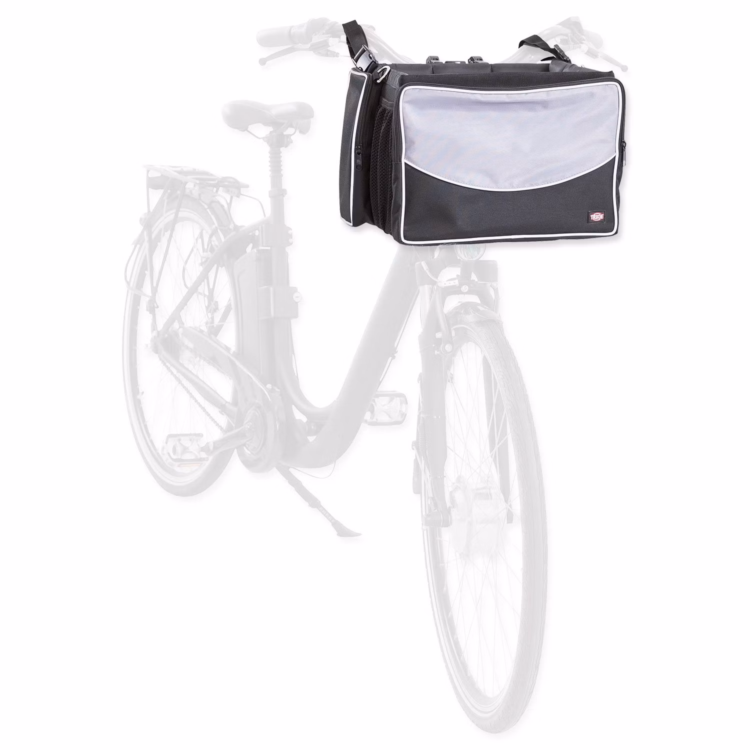Box na bicykel, 41×26×26cm čierno-šedý