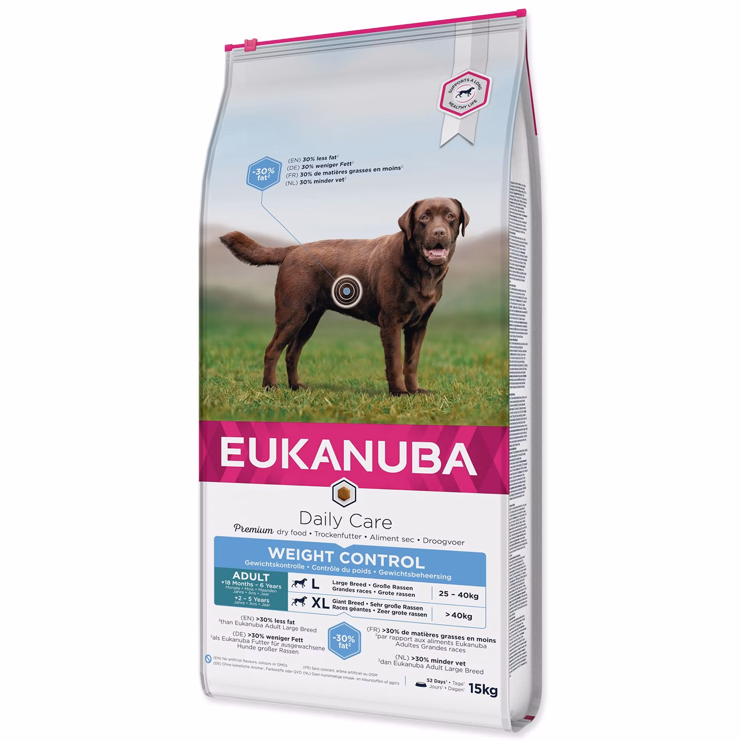 Krmivo EUKANUBA Daily Care Adult Large & Giant Weight Control 15kg