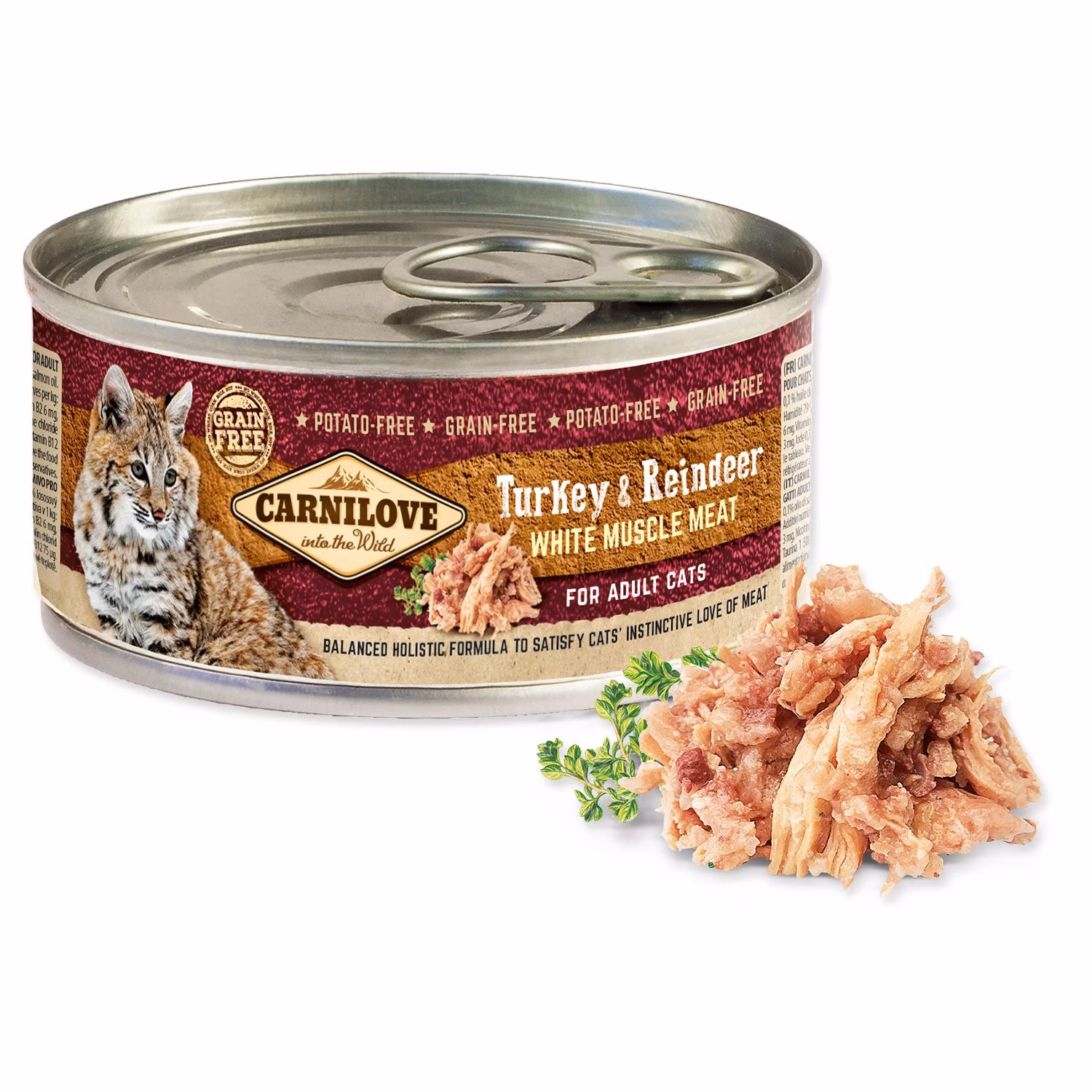 Konzerva Carnilove WMM Adult Cats morka a sob 100g