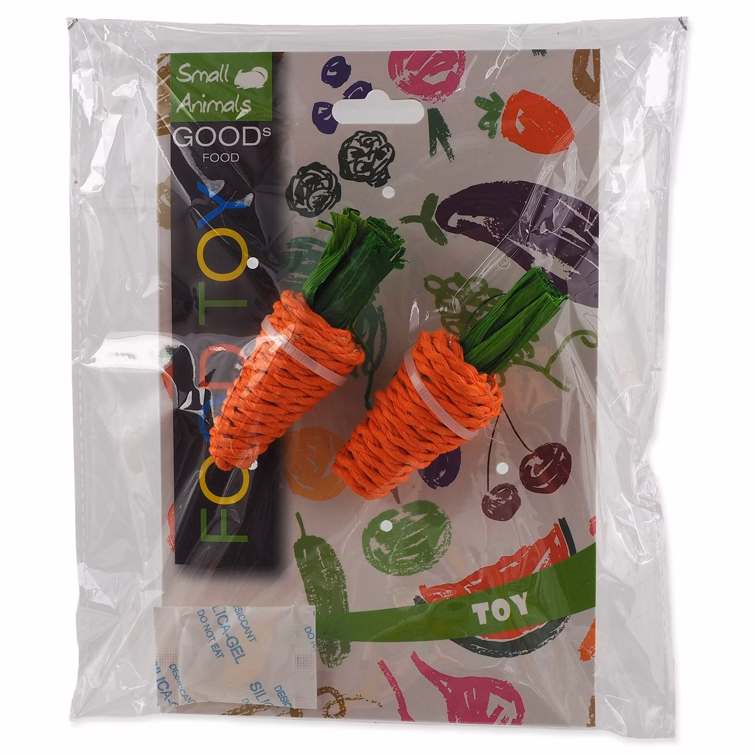 Hračka Small Animals food mrkvičky pletené 9cm