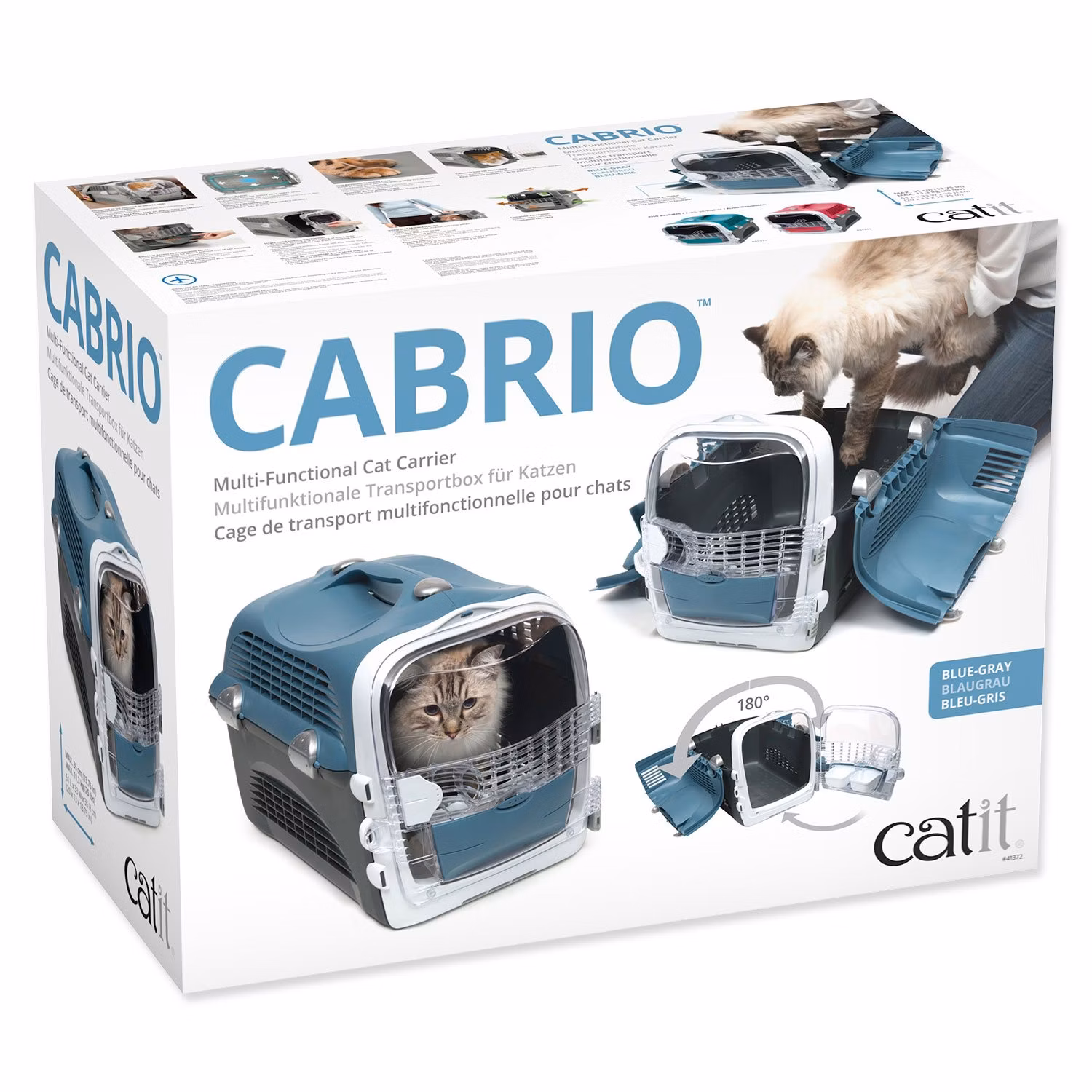 Prepravka Catit Cabrio modrá