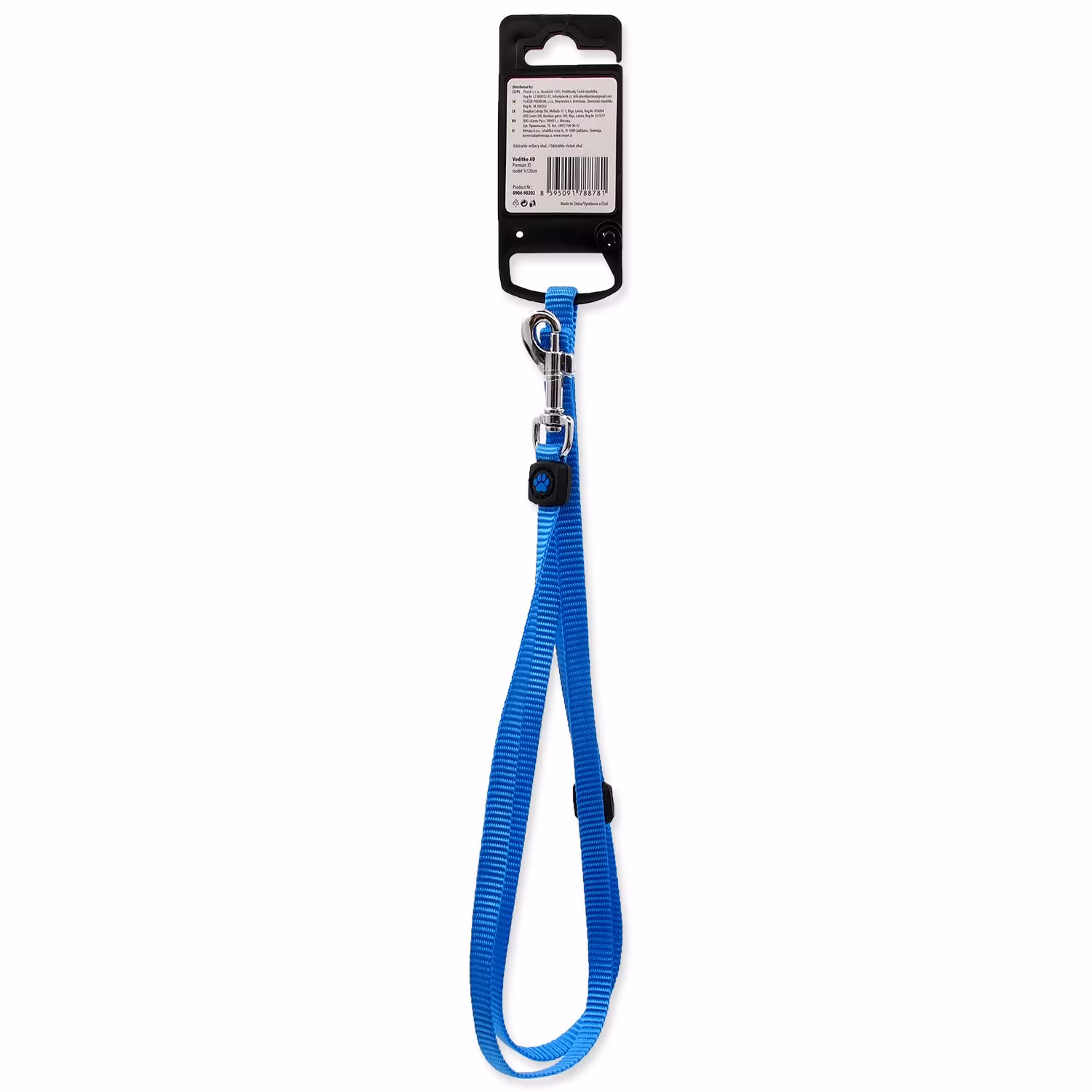 Vodítko Active Dog Premium XS modré 1x120cm