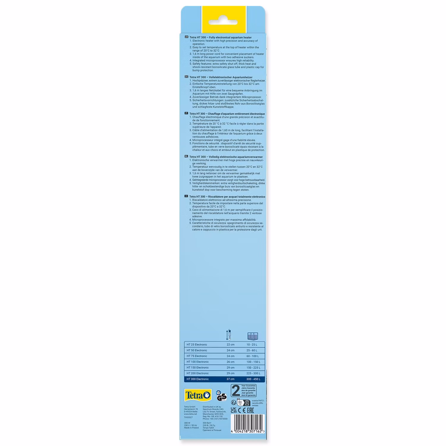 Ohrievač Tetra Electronic HT 300 300W, 300-450l