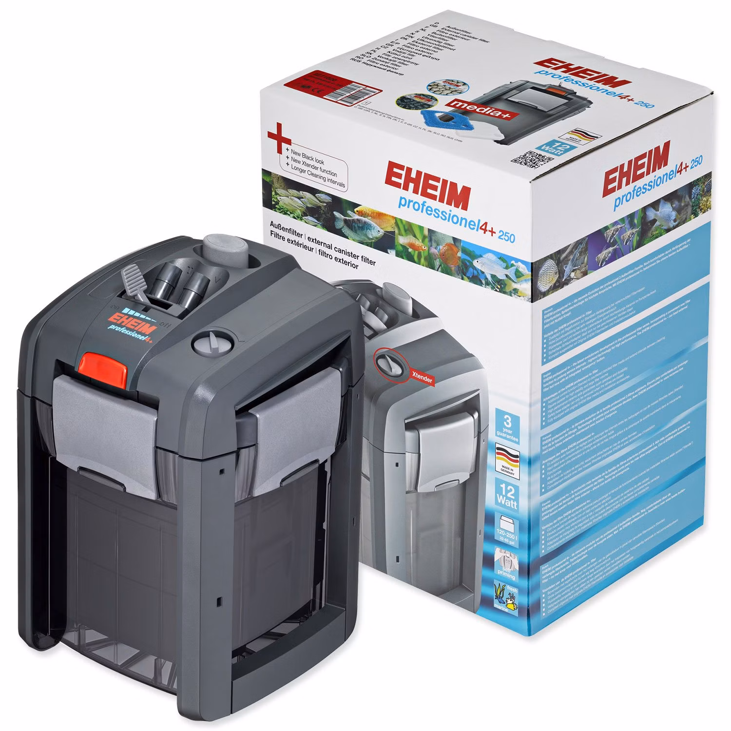Filter Eheim professionel 4+ 250 vonkajší, s náplňou 950l/h