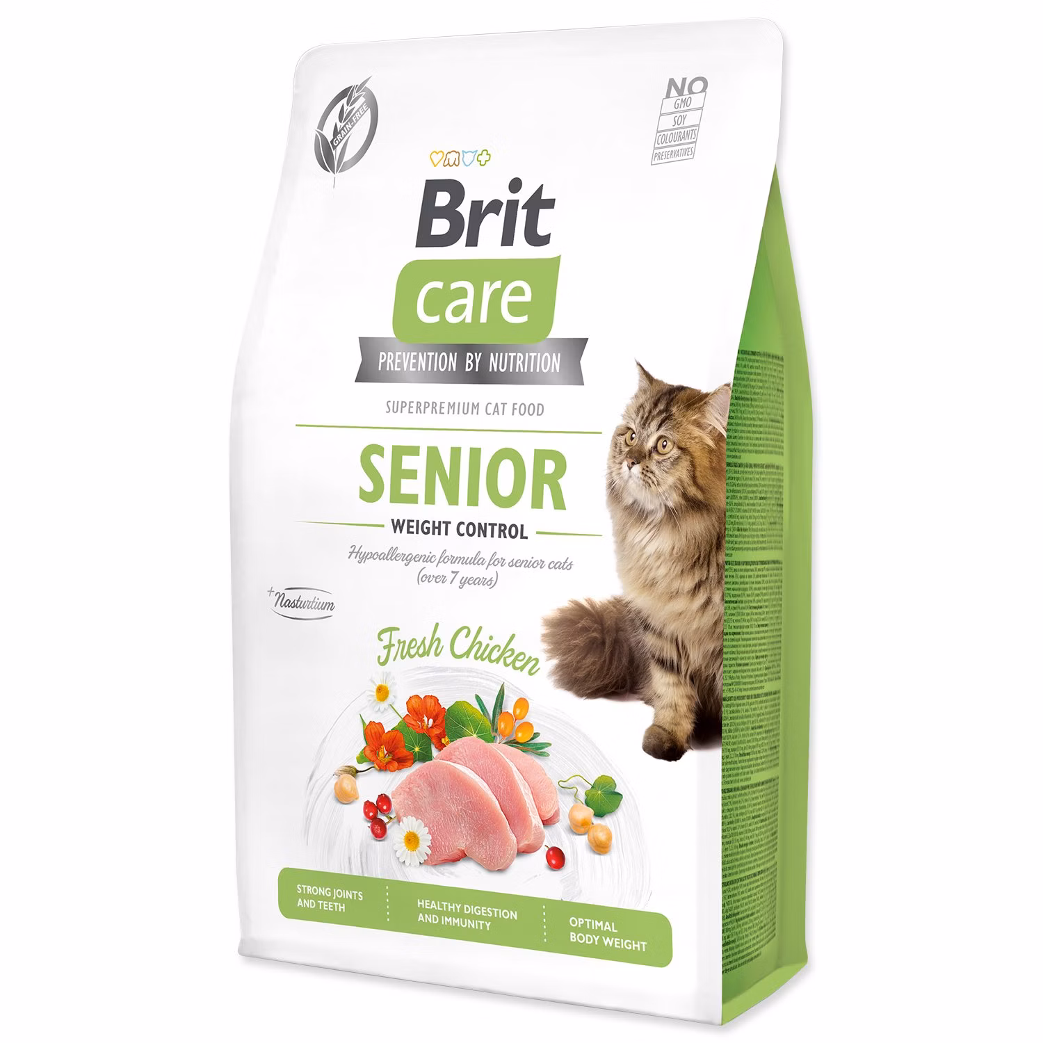 Krmivo Brit Care Cat Grain-Free Senior Weight Control 2kg