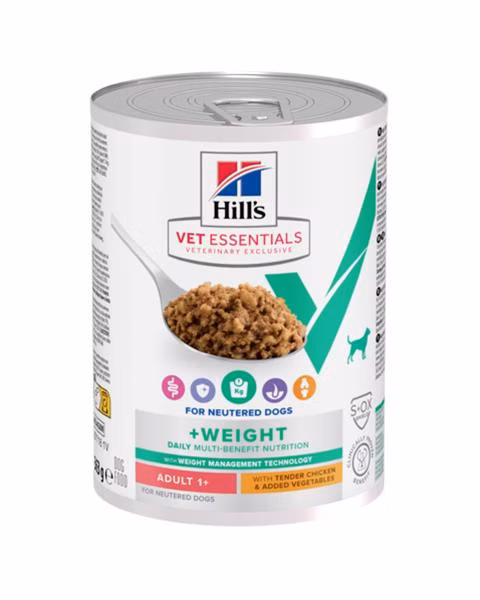 HILLS VE Canine Multi benefit Adult Weight Chicken konzerva 363 g