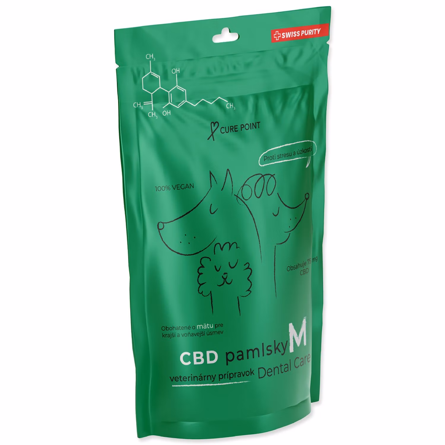 Pamlsok CBD Dental Care M 100g