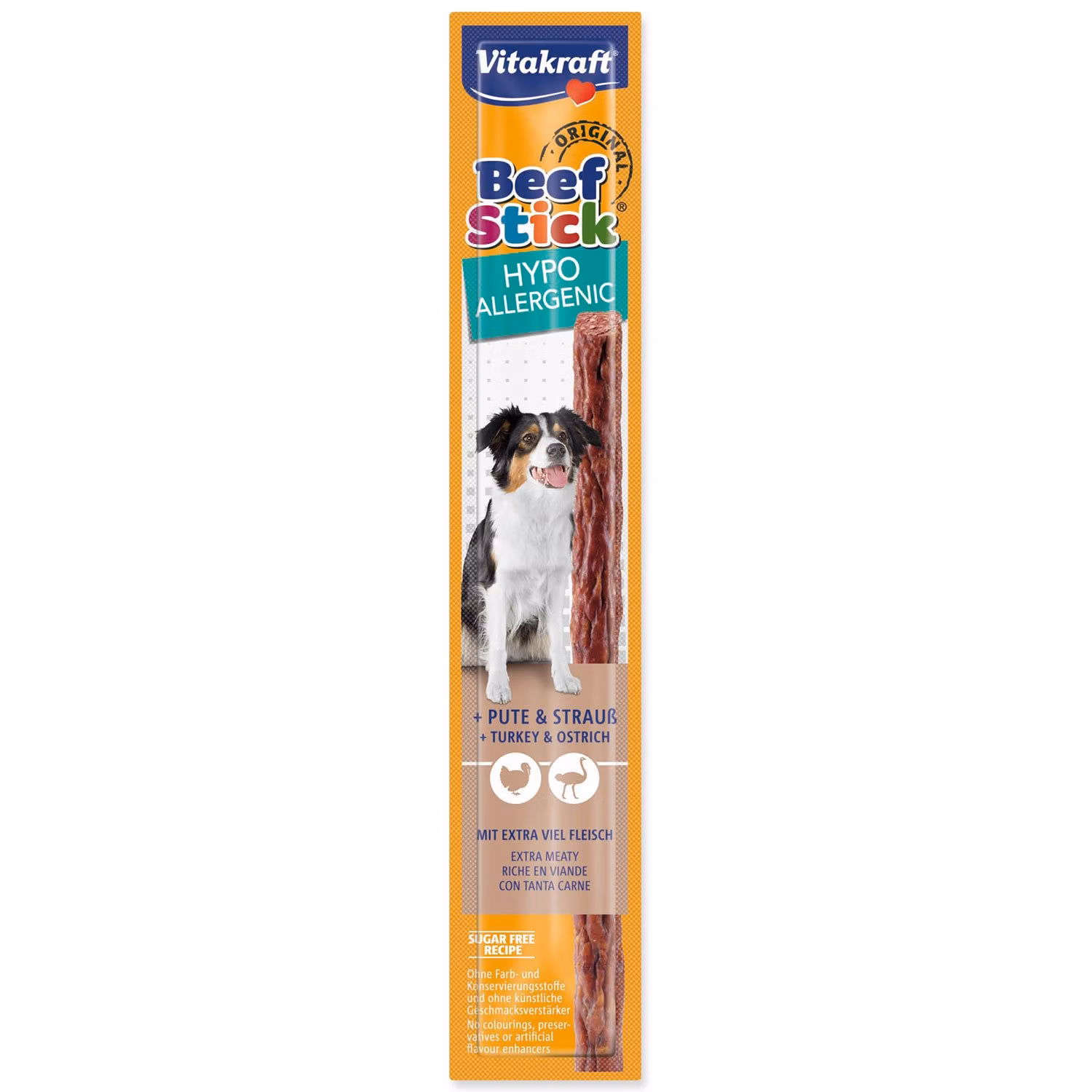 Pochúťka Vitakraft Beef Stick Hypoalergénna, tyčinka 12g