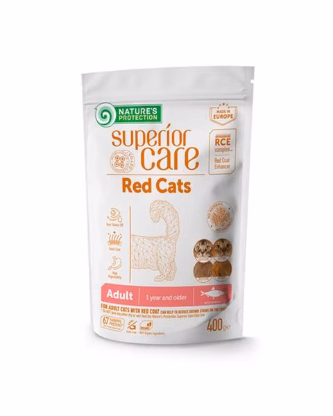 Natures P Superior care red cat GF adult herring all breed 400 g