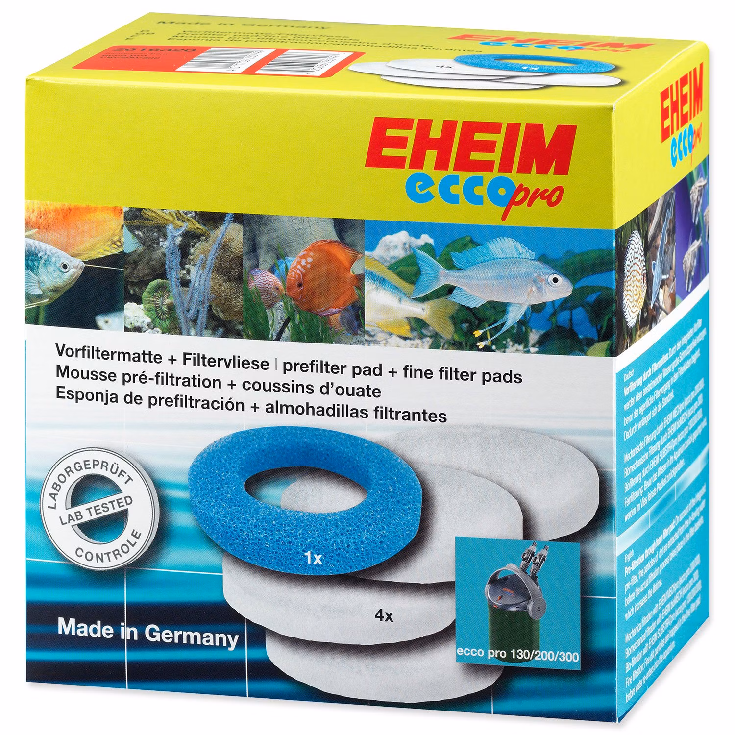 Náplň Eheim molitany sada Ecco pro 130/200/300 5ks