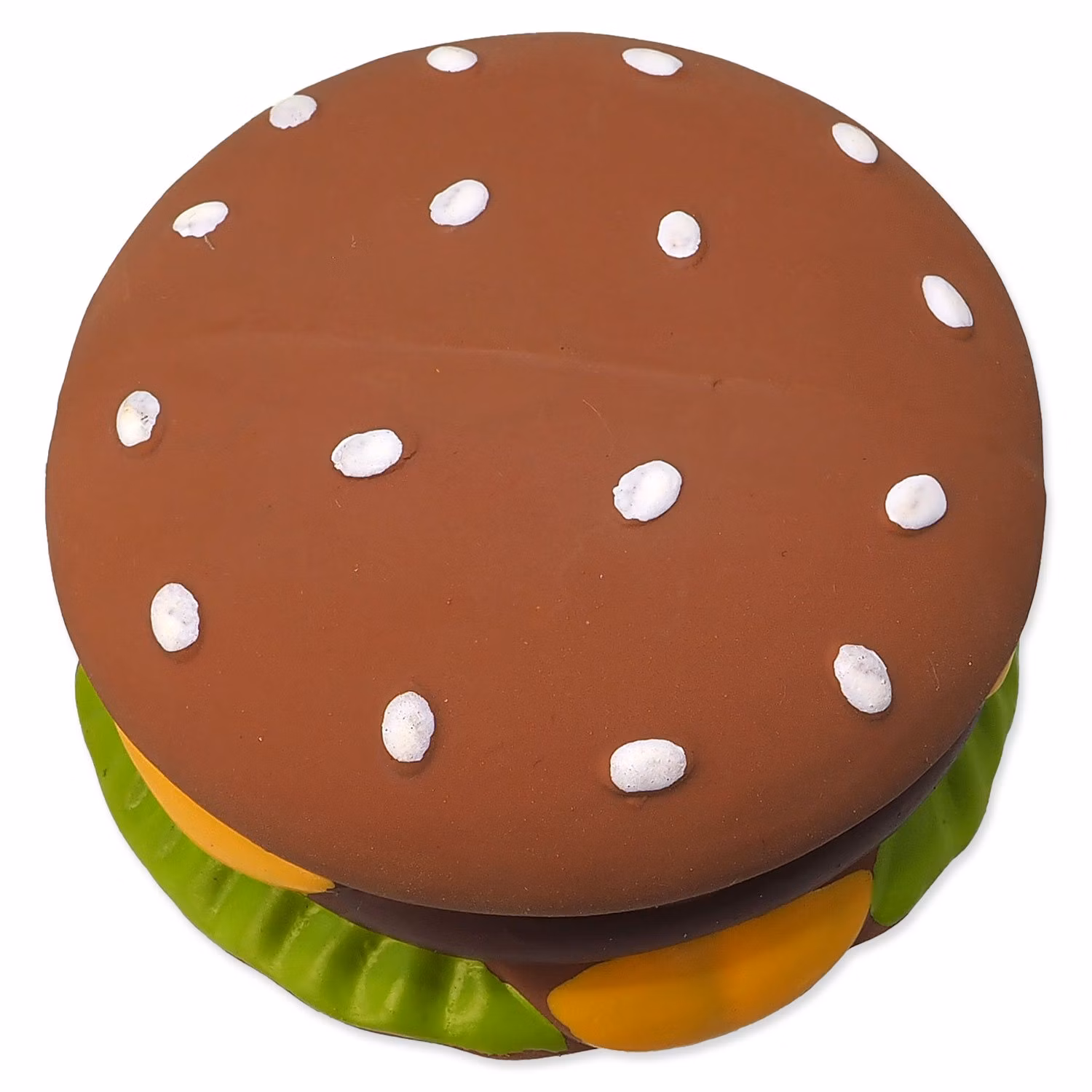 Hračka Dog Fantasy Latex hamburger so zvukom 8cm