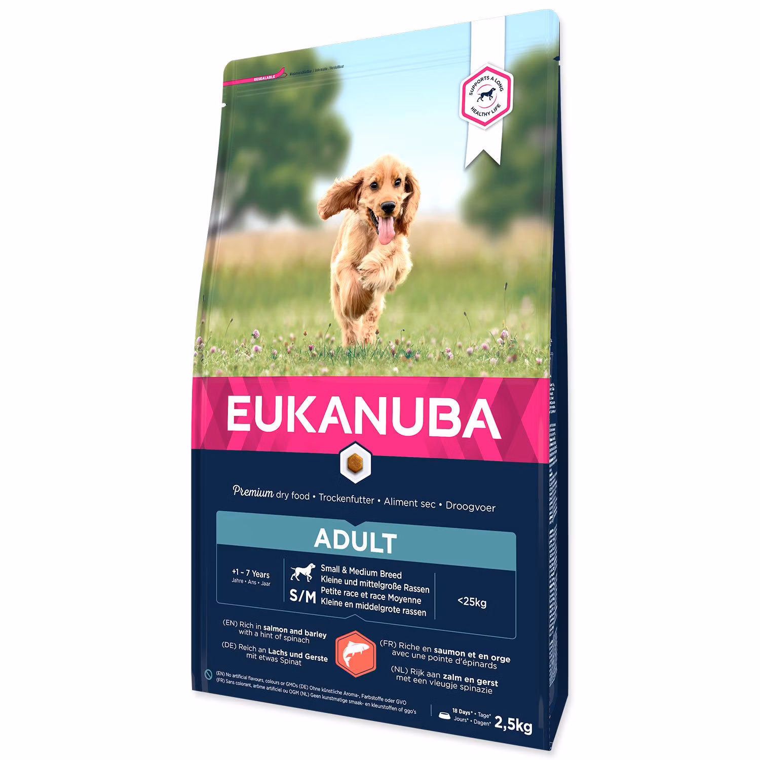 Krmivo EUKANUBA Adult Small & Medium Salmon 2,5kg