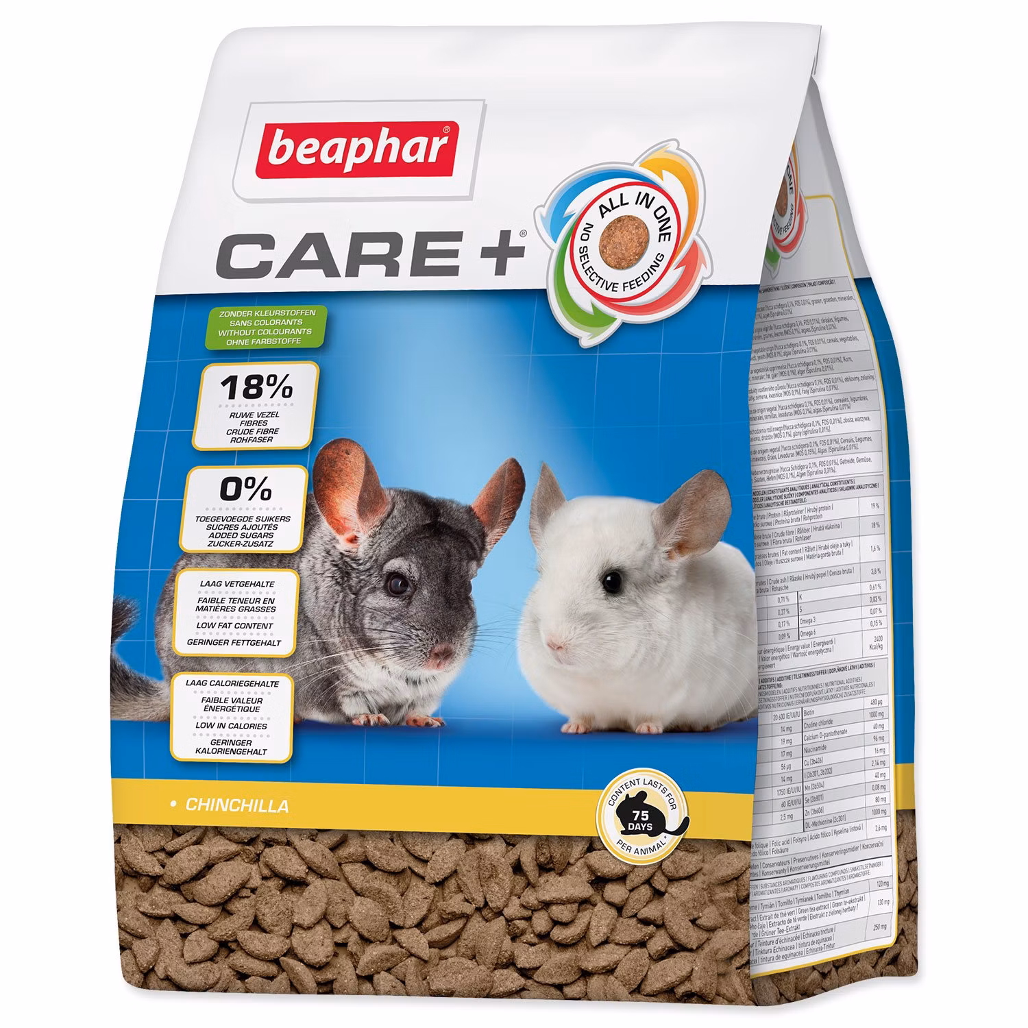Krmivo Beaphar CARE+ činčila 1,5kg