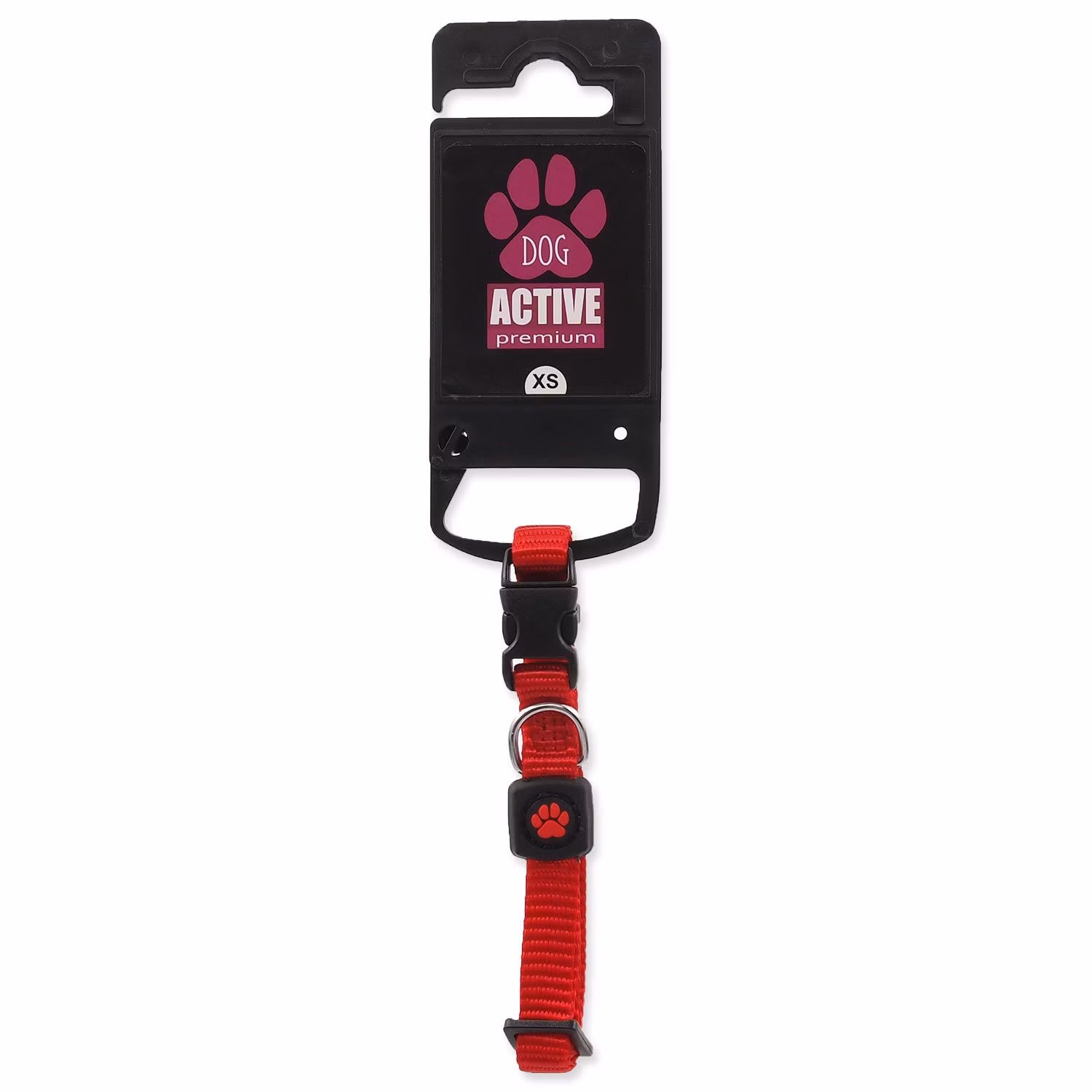 Obojok Active Dog Premium XS červený 1x21-30cm
