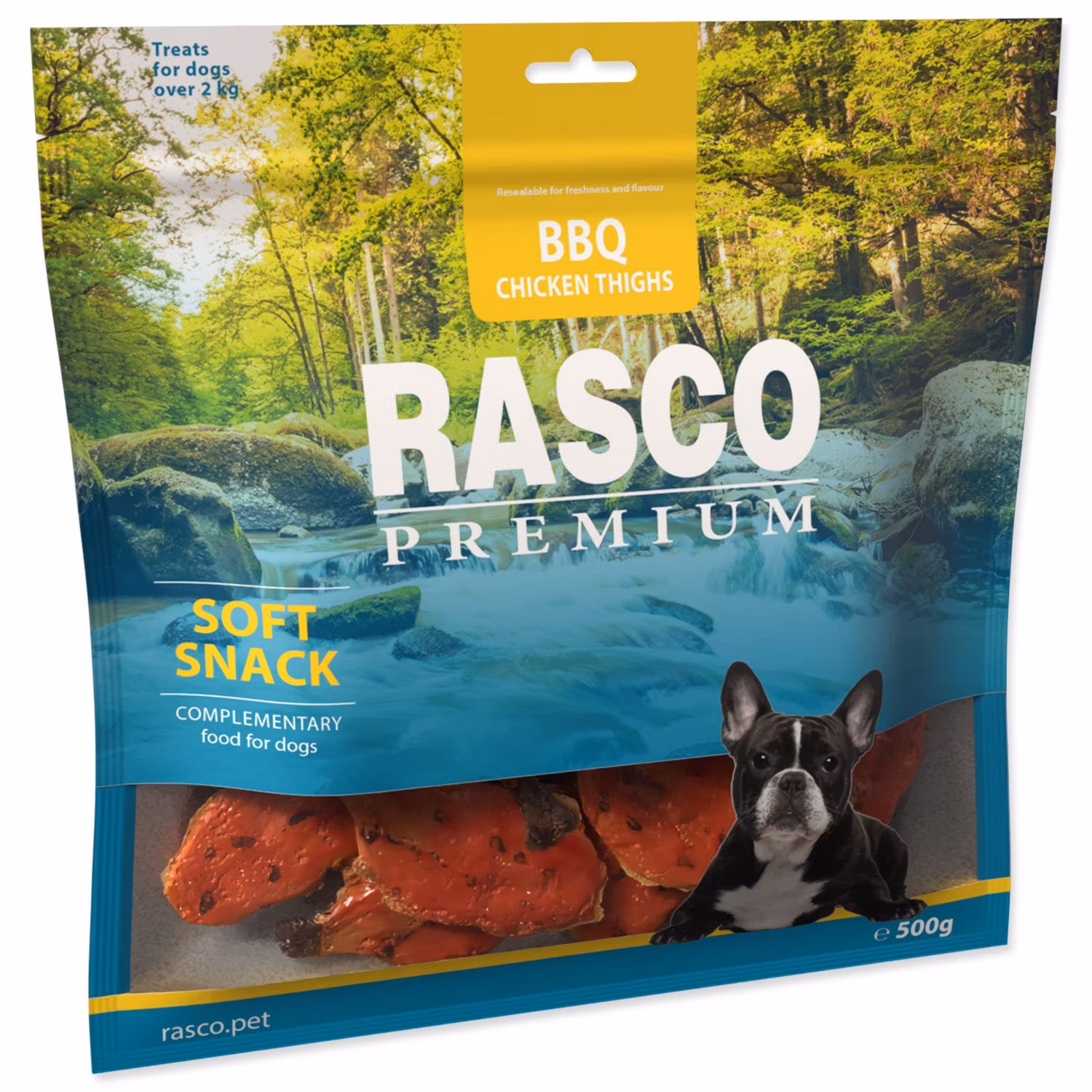 Pochúťka Rasco Premium BBQ Kuracie stehná 500g