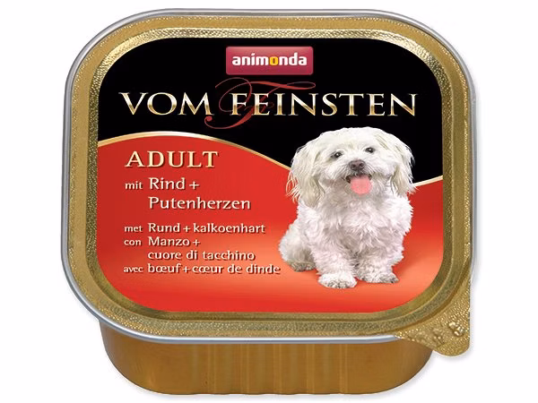 Paštéta Animonda Vom Feinstein Adult hovädzie a morčacie srdce 150g