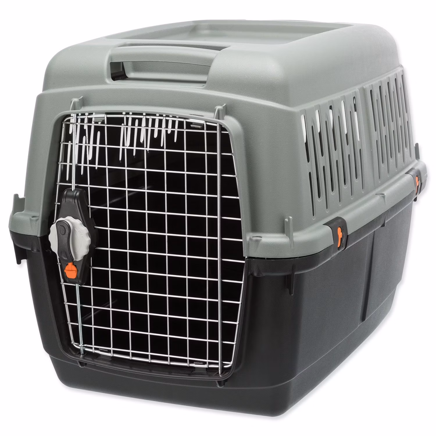 Giona 4 transport box, S–M: 50 × 51 × 70 cm, anthracite/grey-green