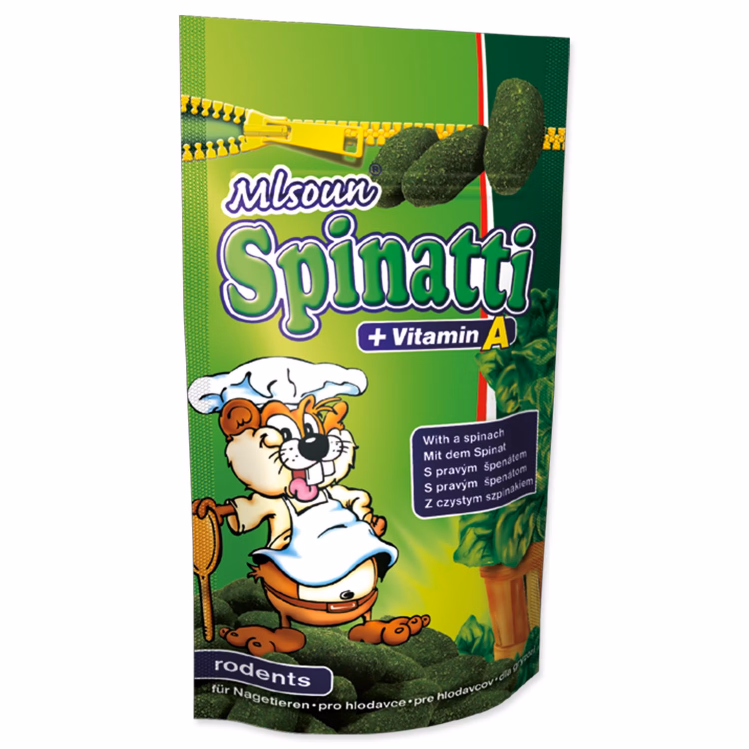 Pochúťka Dafiko Mlsoun špenát 50g