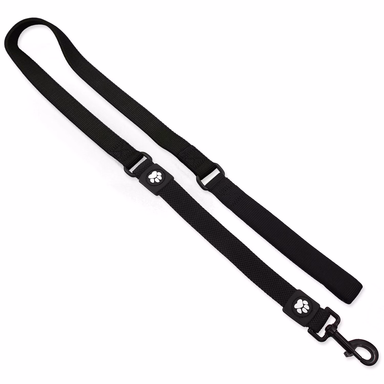 Vodítko Active Dog Bungee Neoprene M čierne 2x120cm