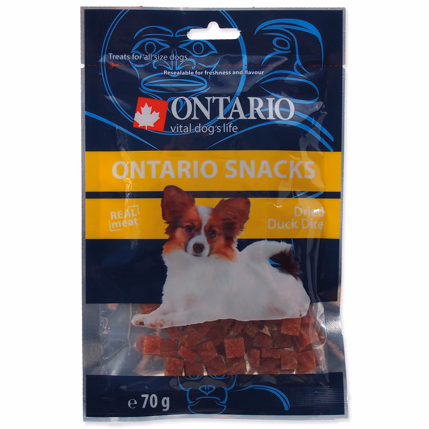 Pochúťka Ontario kačacie kúsky 70g