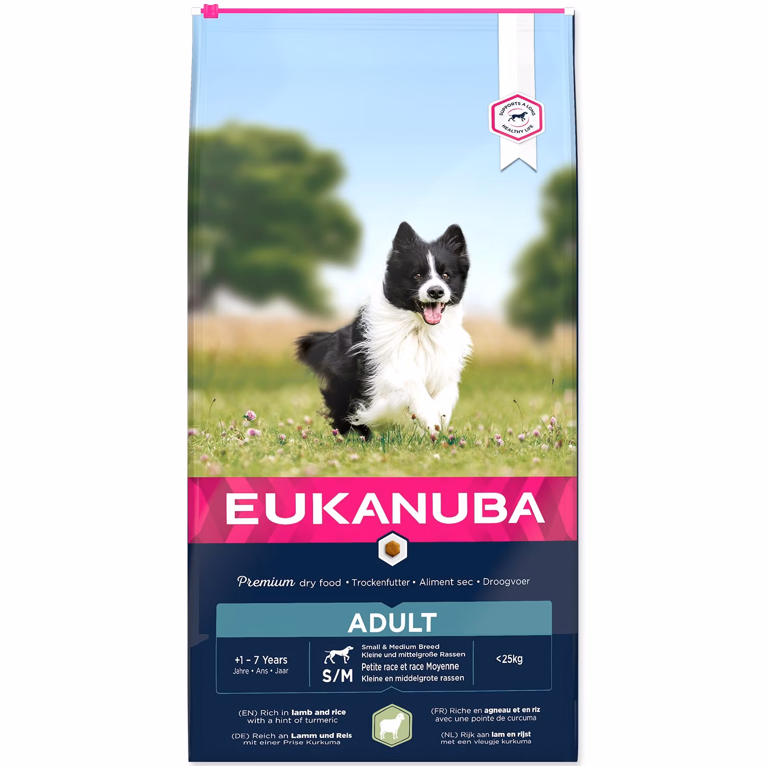 Krmivo EUKANUBA Adult Small & Medium Lamb 12kg