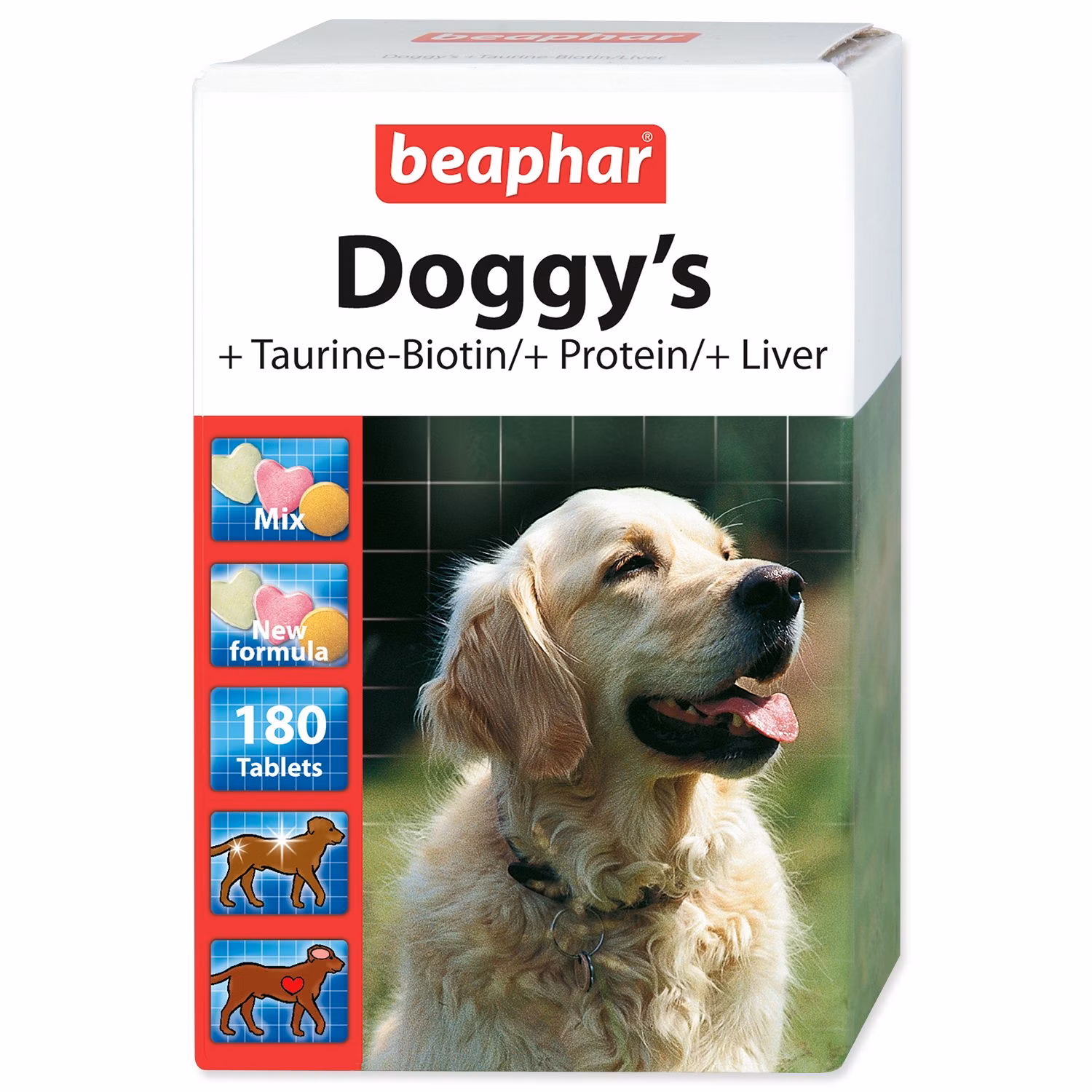 Pochúťka Beaphar Doggy´s mix 180 tbl.