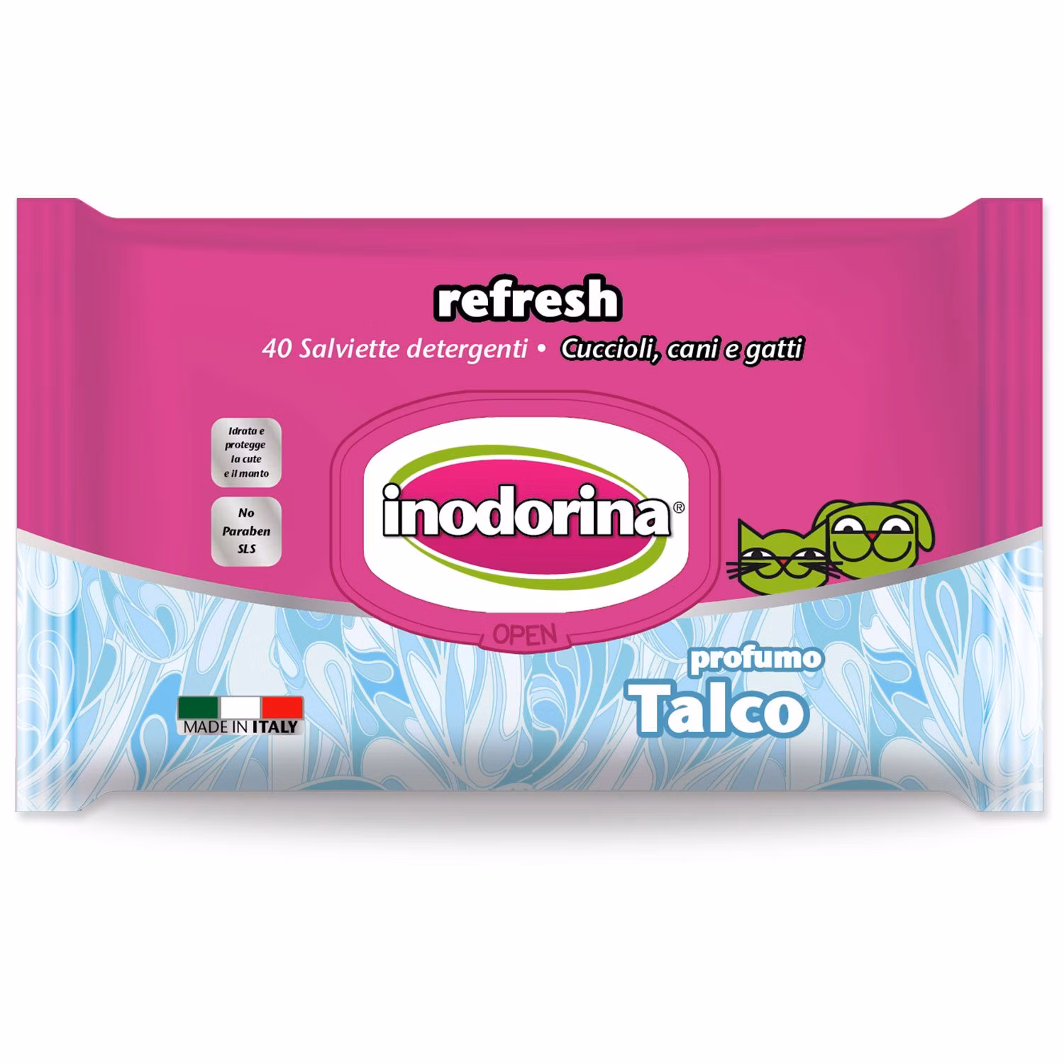Obrúsky Inodorina Talco 40ks