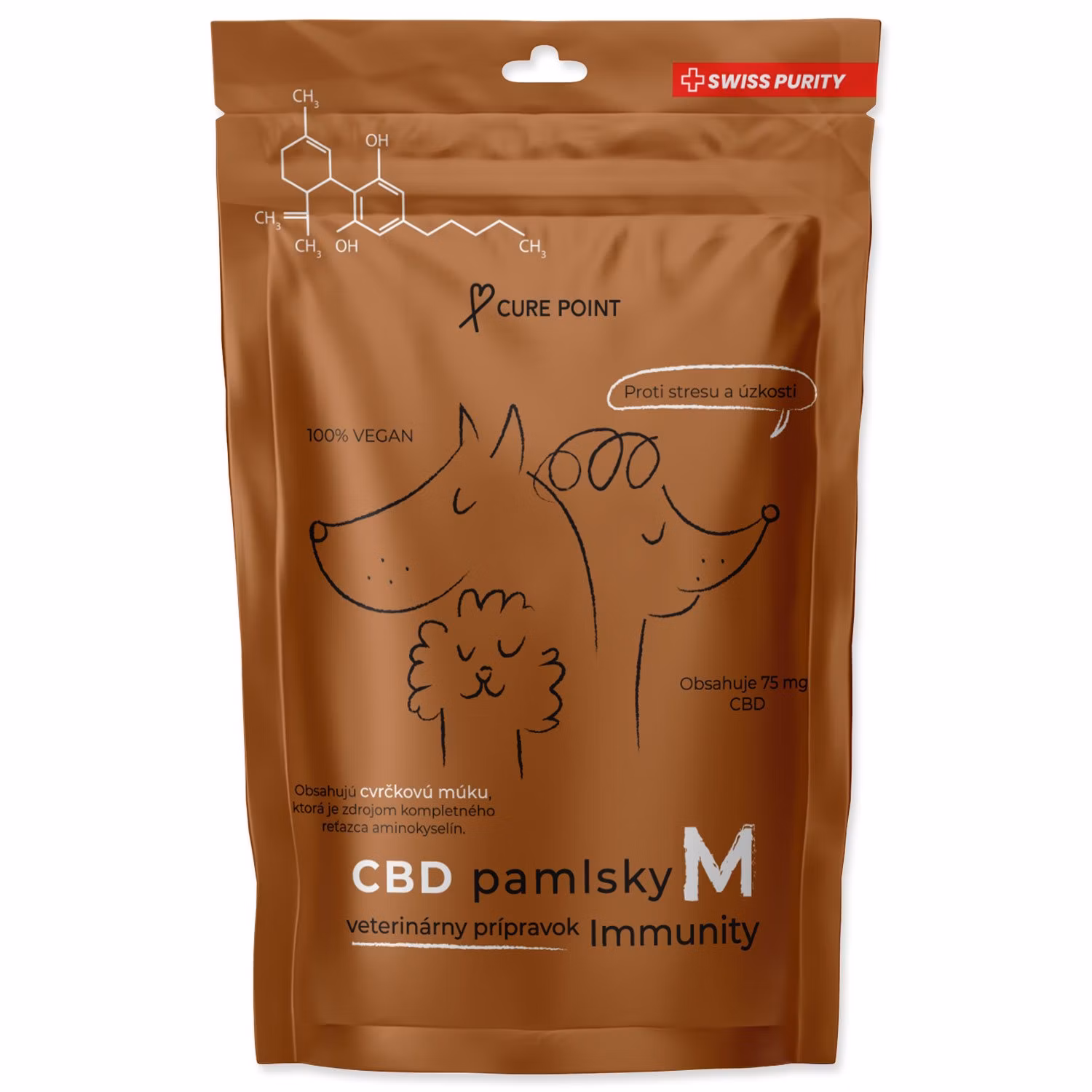 Pamlsok CBD Immunity M 100g