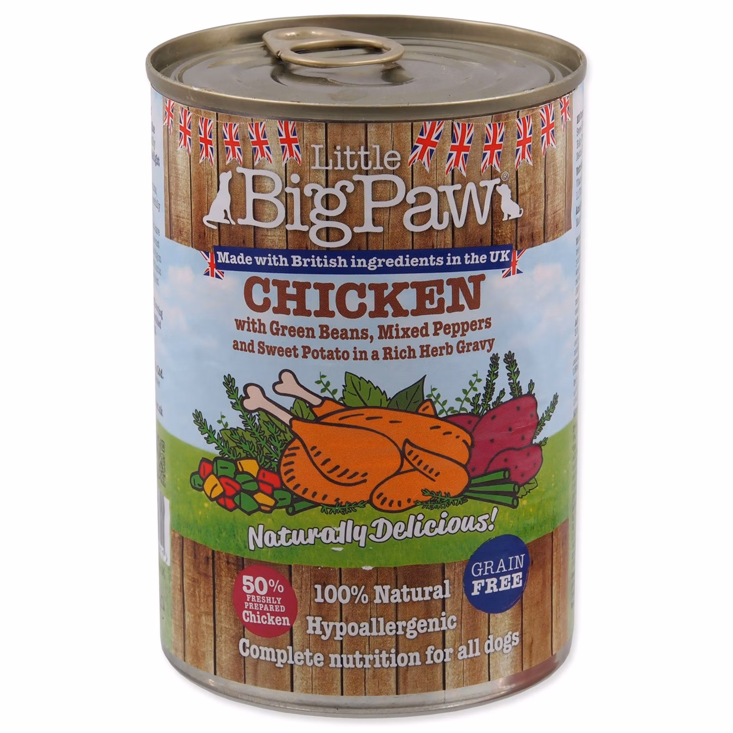 Konzerva Little Big Paw kura 390g