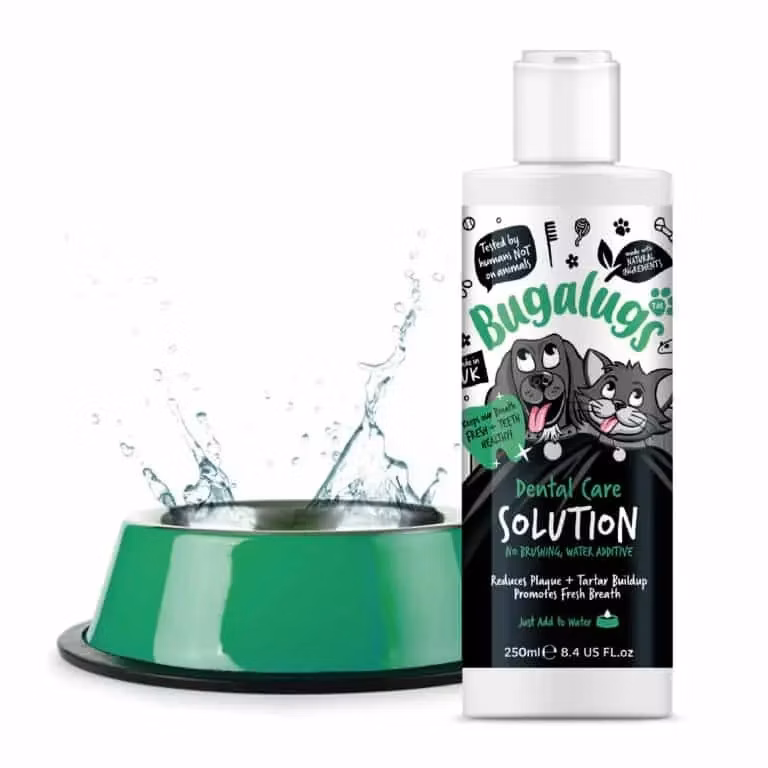 Bugalugs dentálny roztok do vody pre psov - 490 ml