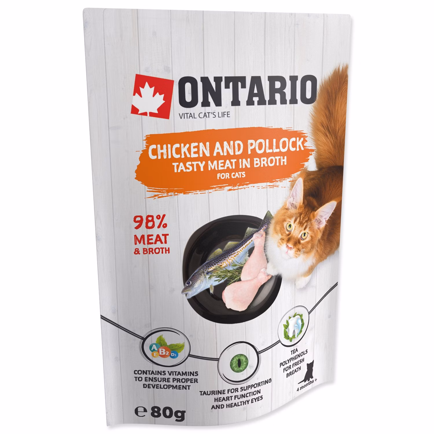 Kapsička Ontario kura a treska vo vývare 80g