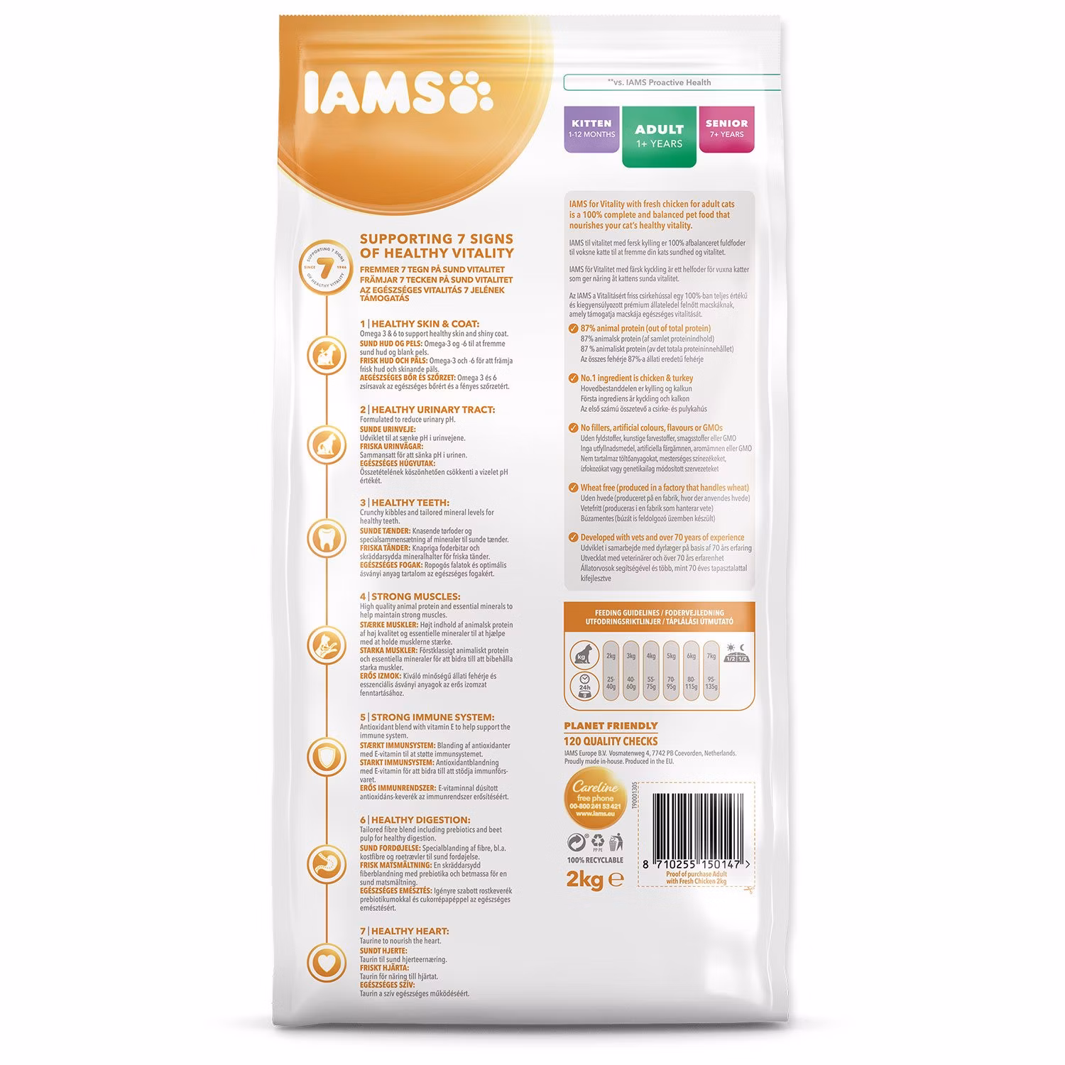Krmivo IAMS Cat Adult Chicken 2kg