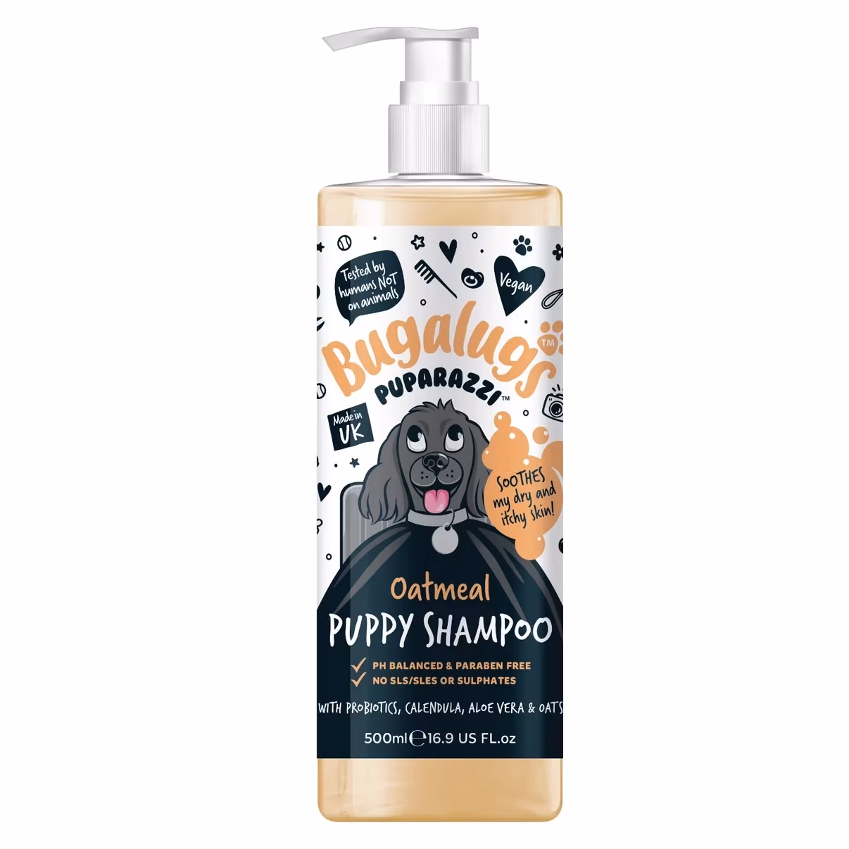 Bugalugs šampón pre šteniatka - Oatmeal 500 ml