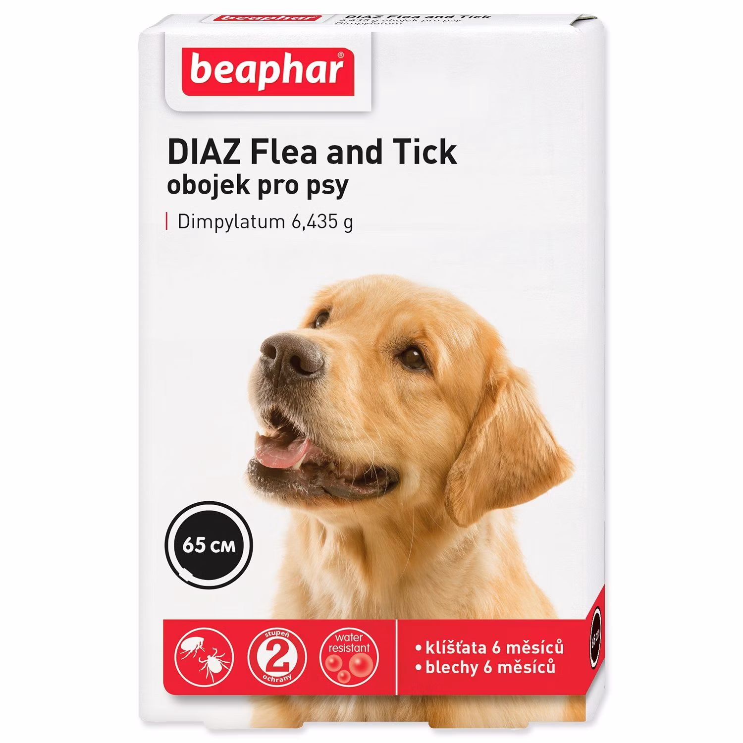 Obojok Beaphar antiparazitný DIAZ 65cm !