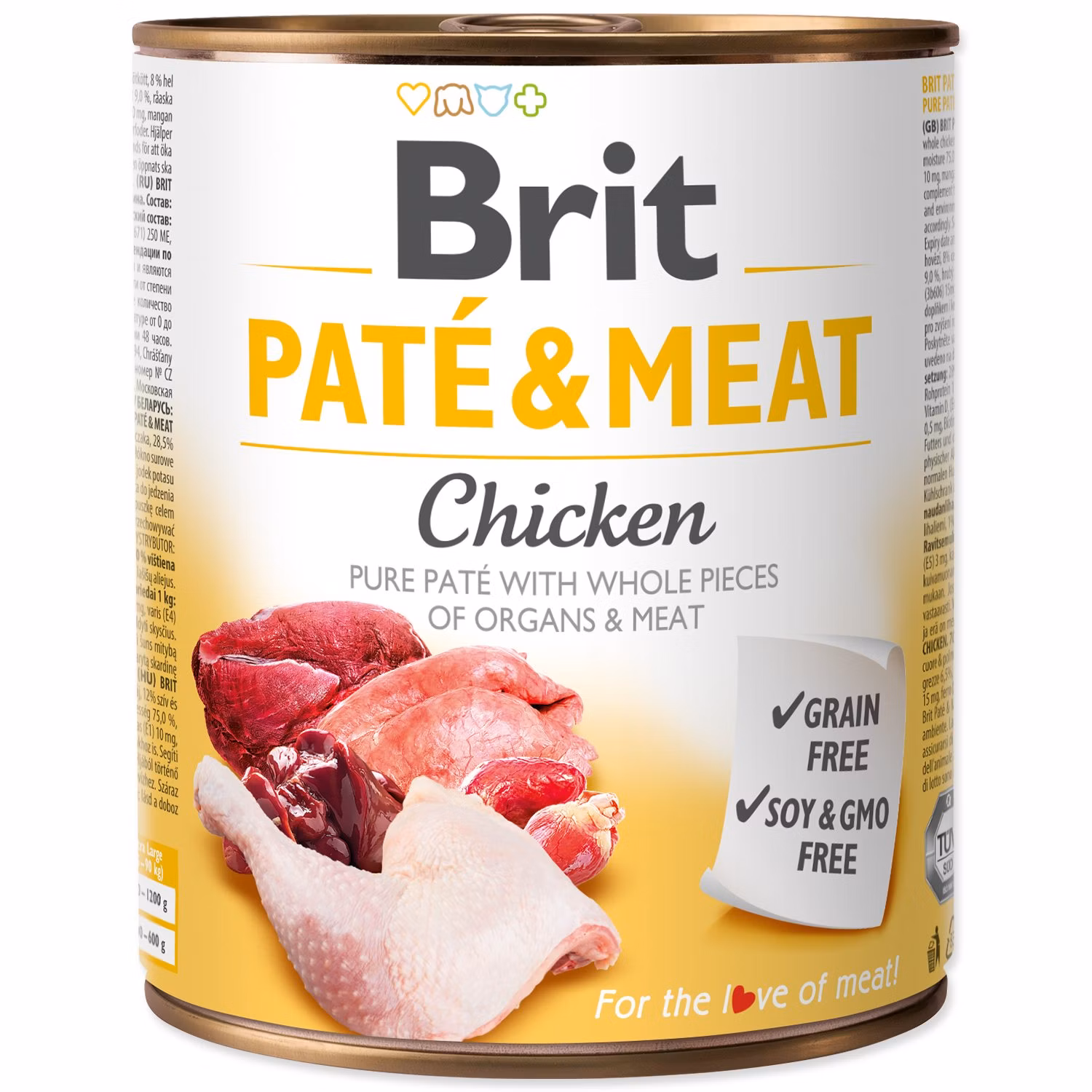 Konzerva Brit Paté & Meat kura 800g