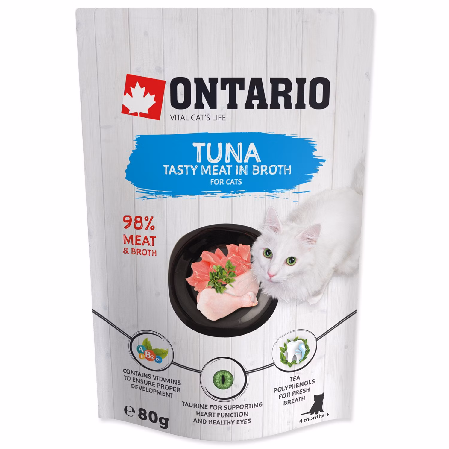 Kapsička Ontario tuniak vo vývare 80g