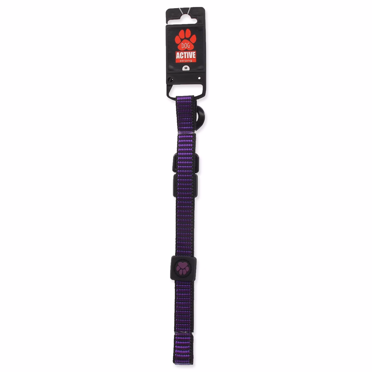 Vodítko Active Dog Strong M fialové 2x120cm