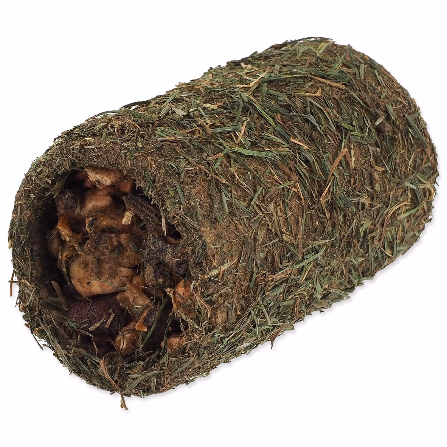 Pochúťka Tunel Nature Land Nibble zo sena plnená ovocím 125g