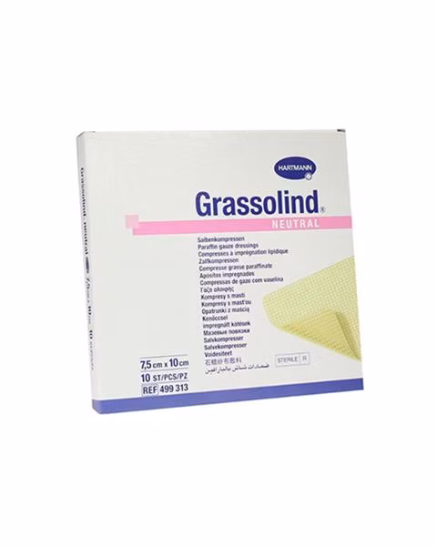 Kompres Grassolind Neutral impreg. 7,5 x 10 cm/10 ks