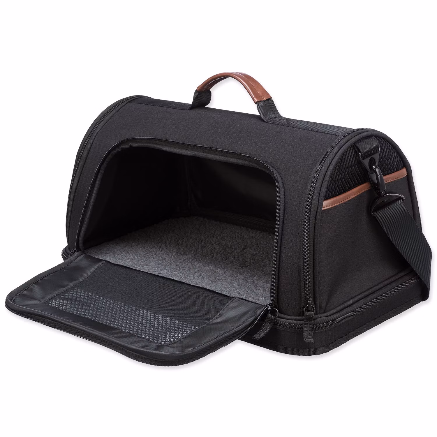 Gate airline carrier, 28 × 25 × 45 cm, black