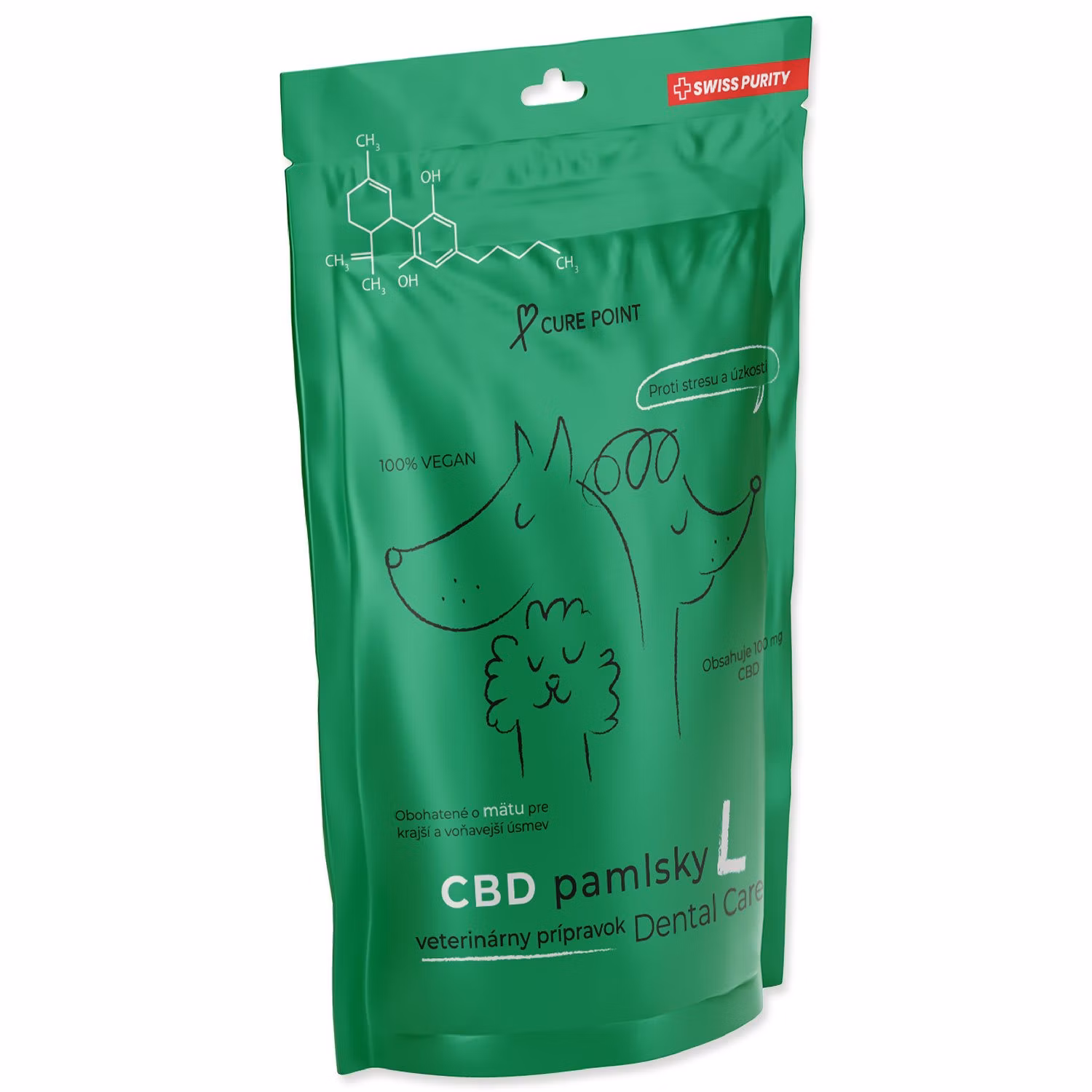 Pamlsok CBD Dental Care L 100g