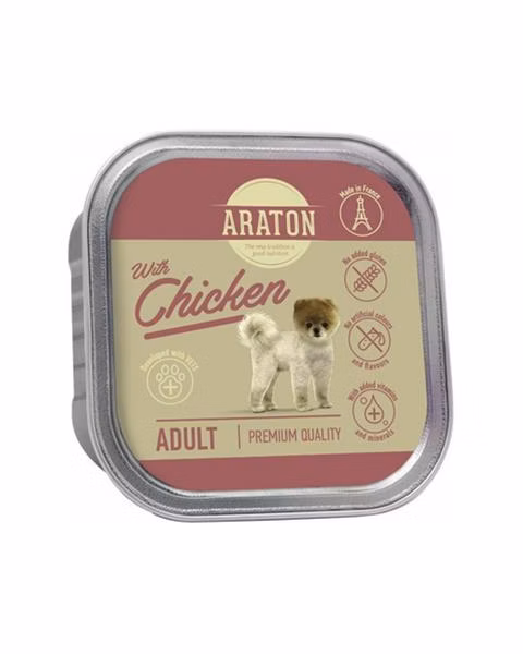 ARATON dog adult chicken vanička 150 g