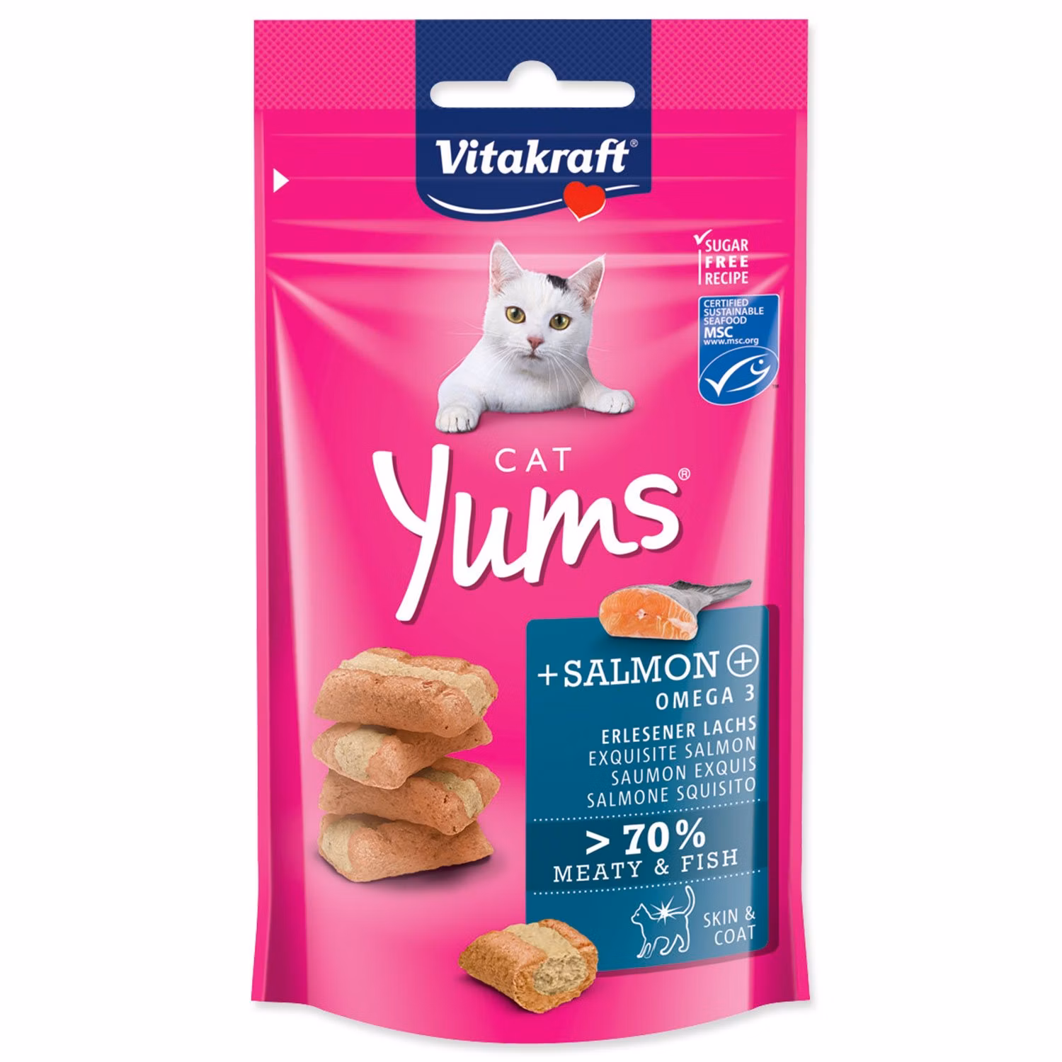 Pochúťka Vitakraft Cat Yums losos 40g