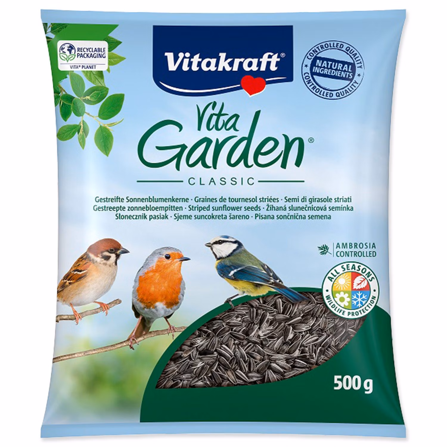 Vita Garden slnečnica páskovaná 500 g