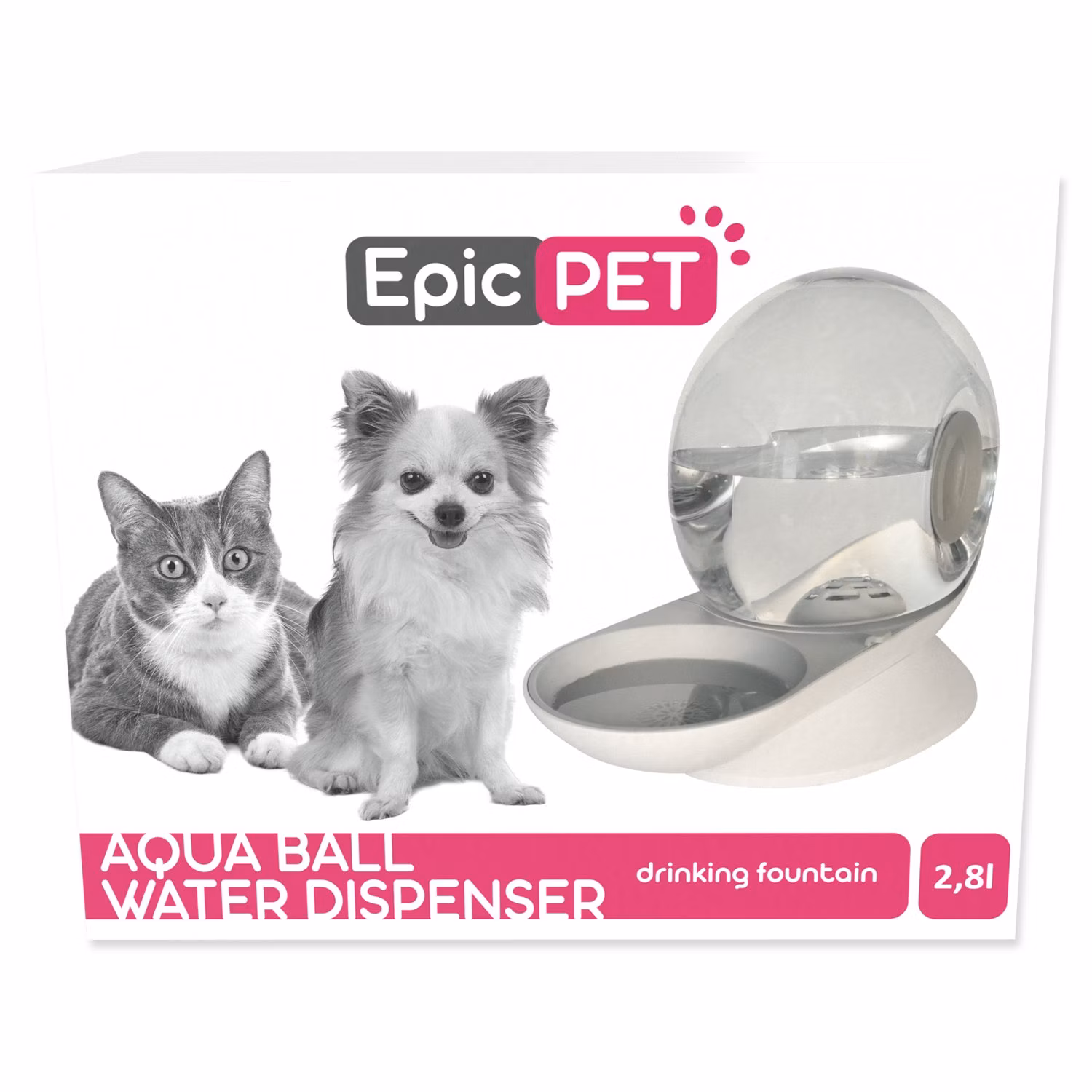 Zásobník Epic Pet AQUA BALL na vodu 2,8l