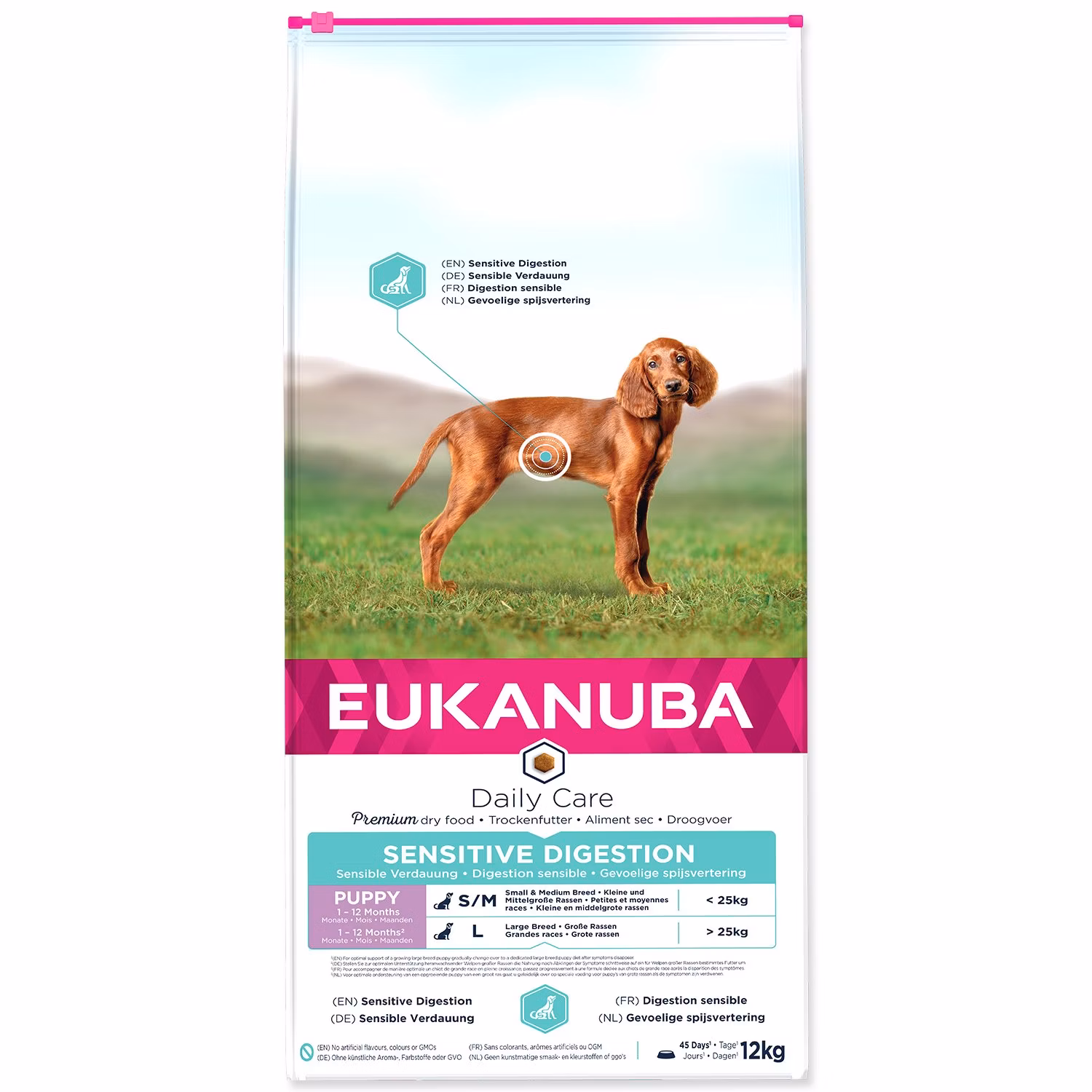 Krmivo EUKANUBA Daily Care Puppy Sensitive Digestion 12kg