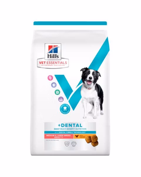 HILLS VE Canine Multi benefit Adult Dental Medium & Large Chicken 2 kg