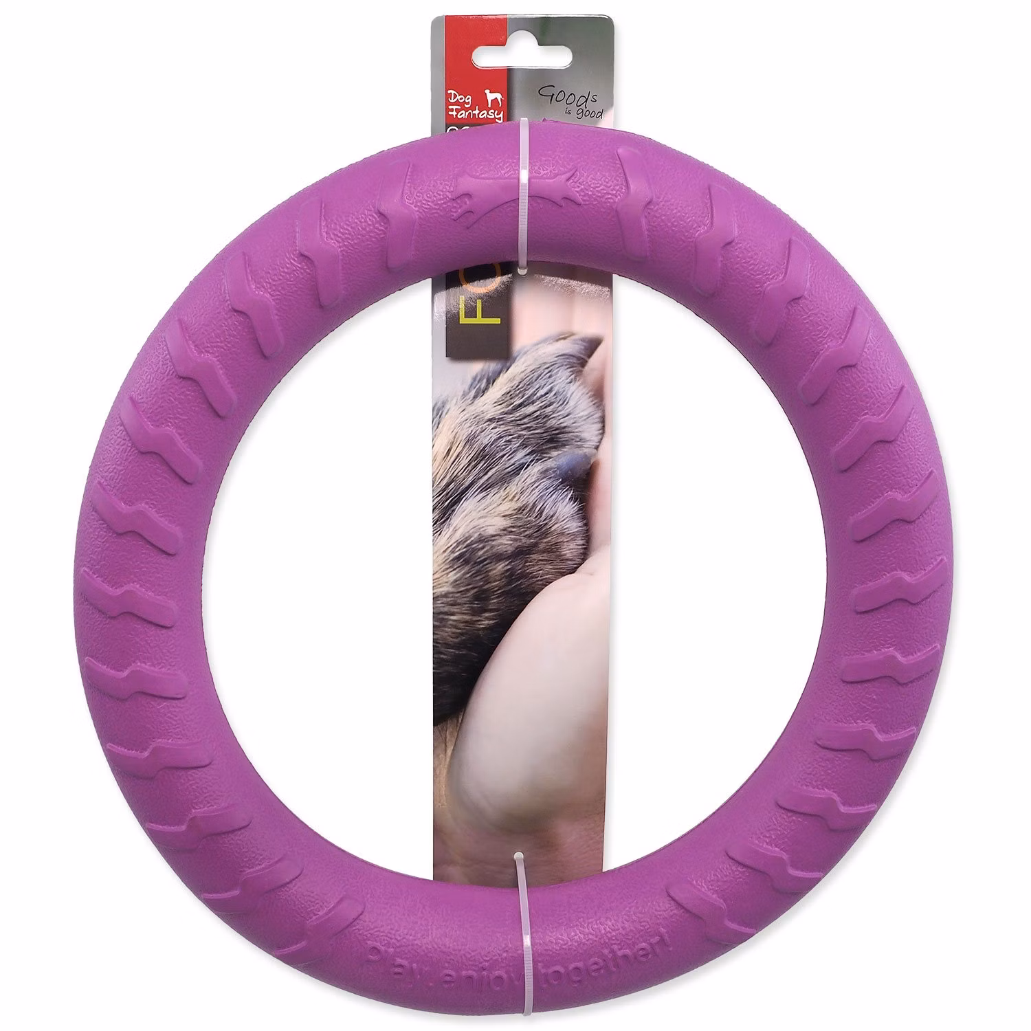 Hračka Dog Fantasy EVA Kruh fialový 30cm