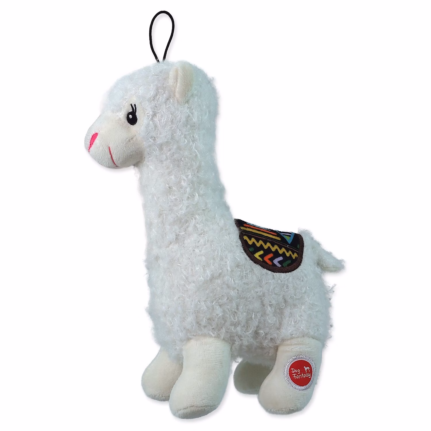 Hračka Dog Fantasy Stuffed Toy lama pískacia mix farieb 26cm