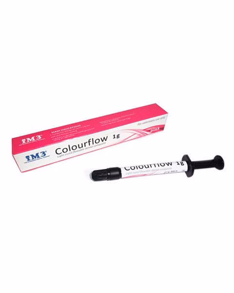 iM3 Kompozitná výplň Colourflow-Pink, 1 g striekačka